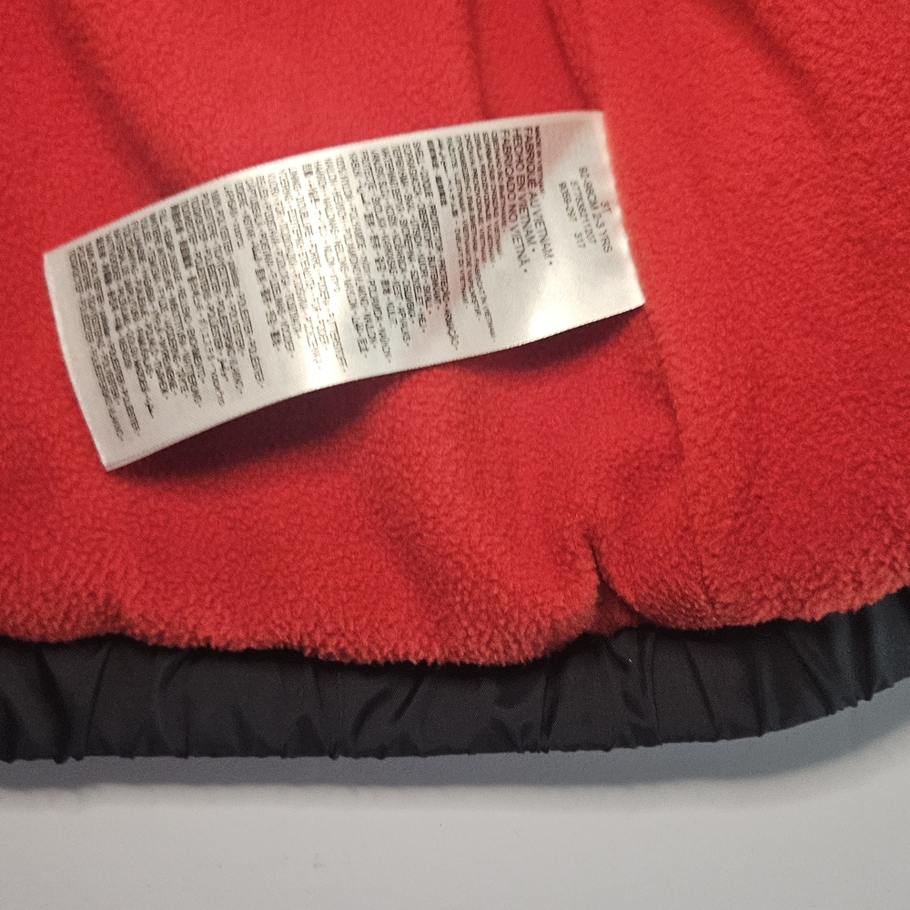 Nike Air Jordan Puffer Jacket Boys Black Red White Jumpman Logo size 3T - Picture 12 of 12